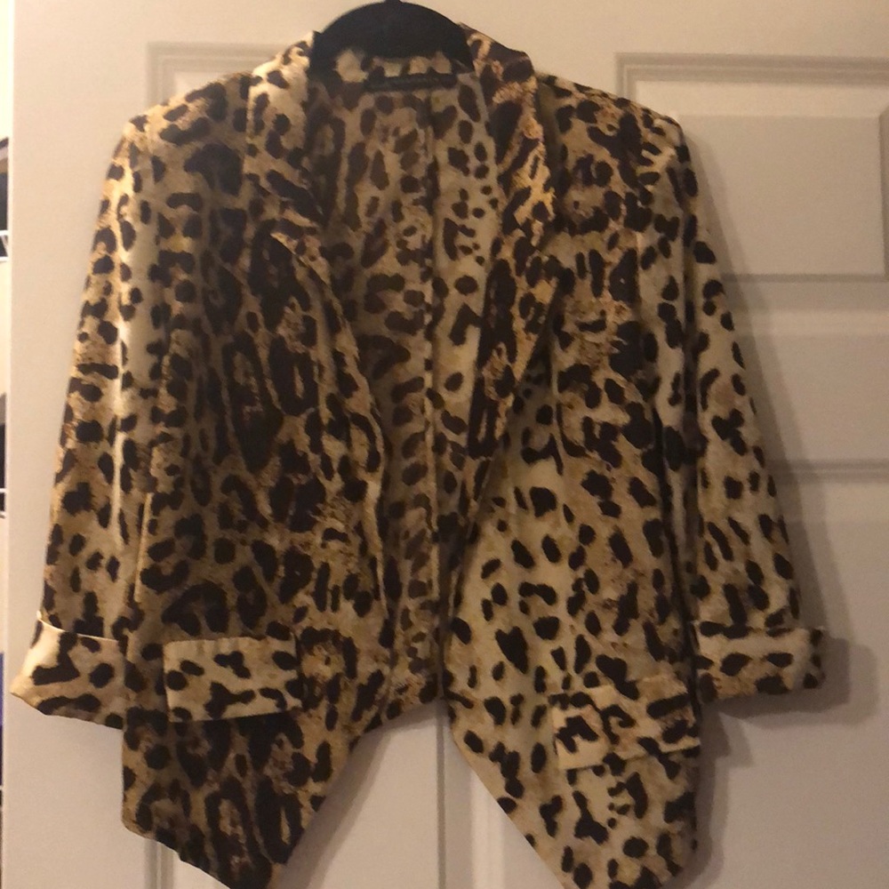 Leopard Blazer
